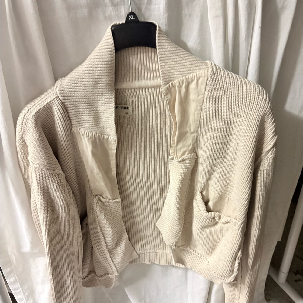 We The Free Cream Cardigan Sweater - Picture 5 of 10